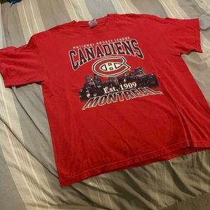Mens size large Montreal Canadians tee